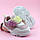 Дитячі кросівки для дівчинки з підсвіткою на липучці тм Том.м, фото 3