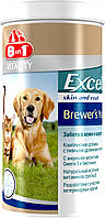 Пивные дрожжи 8in1 Excel Brewers Yeast для кошек и собак таблетки 1430 шт (4048422115731) H[, код: 7581607