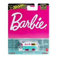 Машинка Premium Hot Wheels Kool Kombi Barbie Pop Culture 1:64 HXD96 White