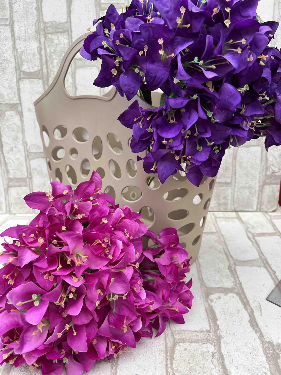 Букет декоративної бугенвілії, букет дзвіночків, h 45 см, фото 1