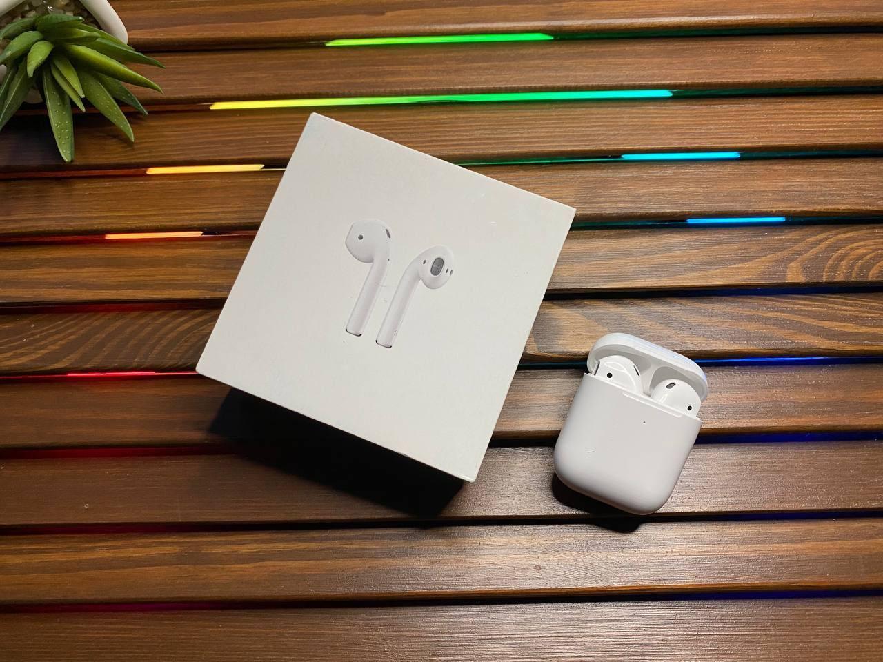 Навушники Apple AirPods 2 Original series 1:1 Bluetooth картонна ванночка, Безпровідні навушники, Епл Аирподс - фото 9 - id-p2114611467