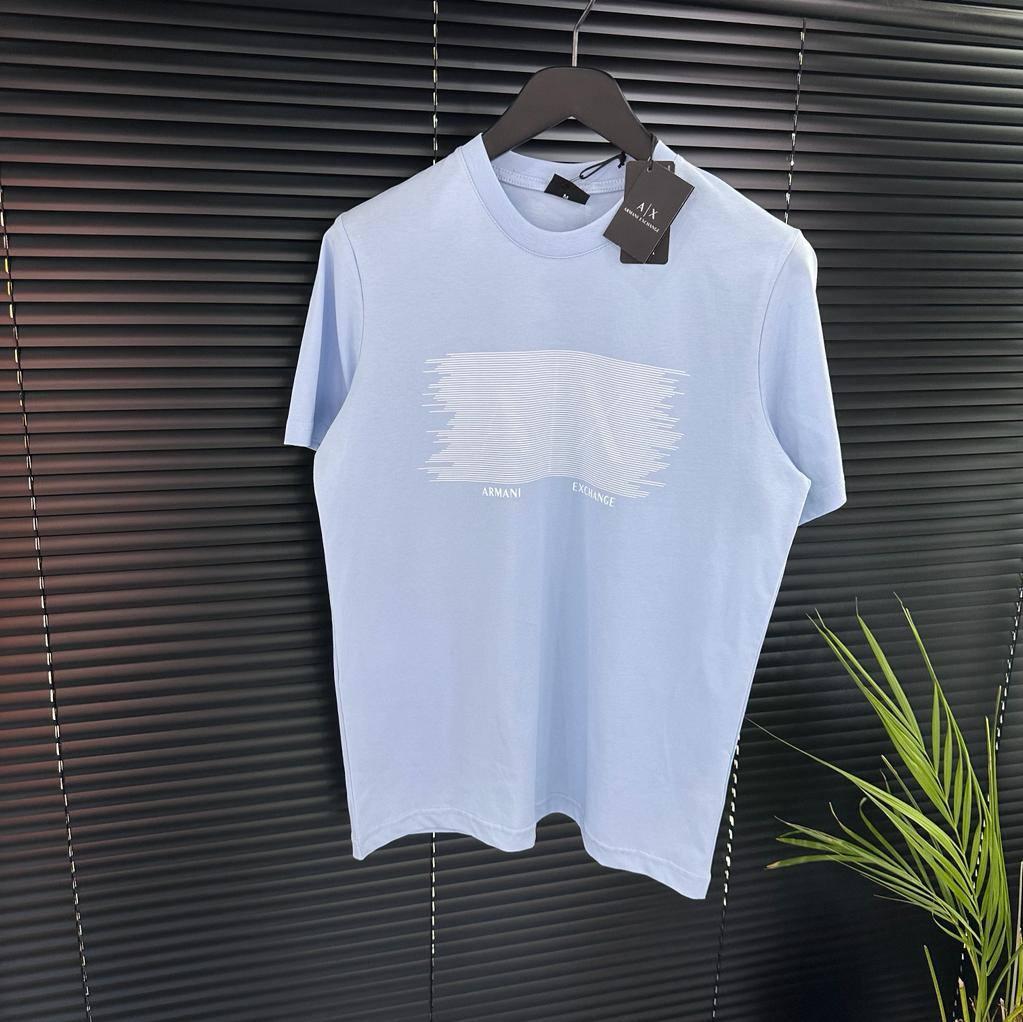 Чоловіча футболка Armani Exchange CK7475 блакитна
