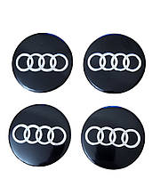Наліпки на ковпачки, заглушки, наліпки на диски 55 мм Audi Ауді