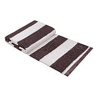 Одеяло шерстяное тканое Полоска коричневая Home Line 176685 150х200 см