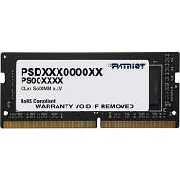 Модуль памяти для ноутбука SoDIMM DDR4 16GB 3200 MHz Signature Line Patriot (PSD416G320081S) p