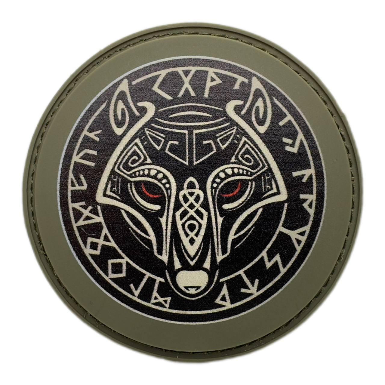 Шеврон вовк Fenrir ПВХ