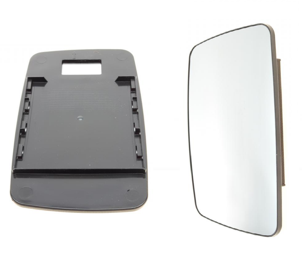 Вкладиш скло дзеркала Volkswagen LT 1996-2006 Фольксваген ЛТ 28 35 46 (праве без підігріва з рамкою), фото 1