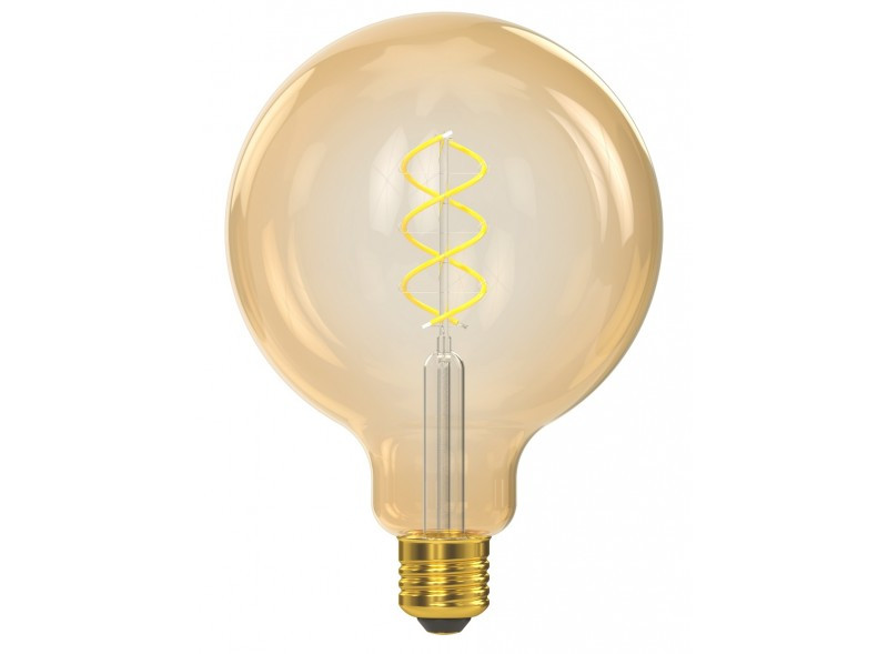 Лампа G125 filament golden spiral 6w E27 1800K (070-HG) LUXEL
