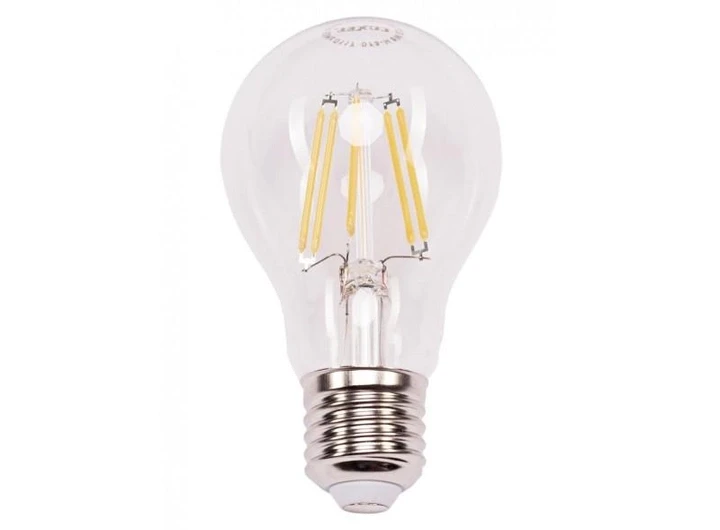Лампа А60 filament 8w E27 4000K (072-N) LUXEL