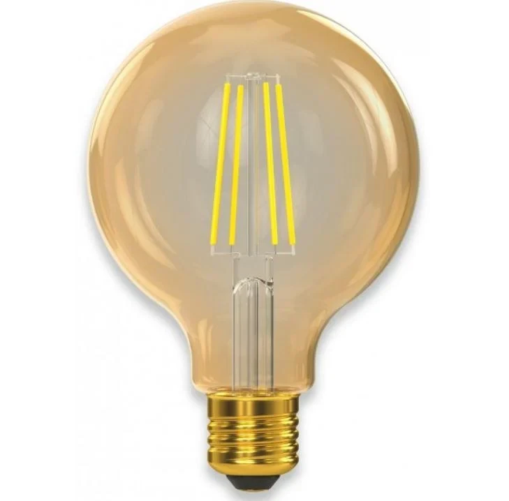 Лампа G95 filament golden 8w E27 2500K (078-HG) LUXEL, фото 1