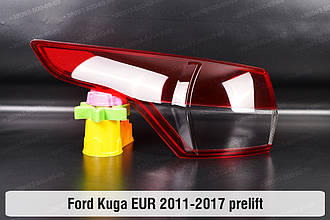 Скло заднього ліхтаря зовнішнє в крилі Ford Kuga EUR (2011-2017) II покоління дорестайлінг ліве