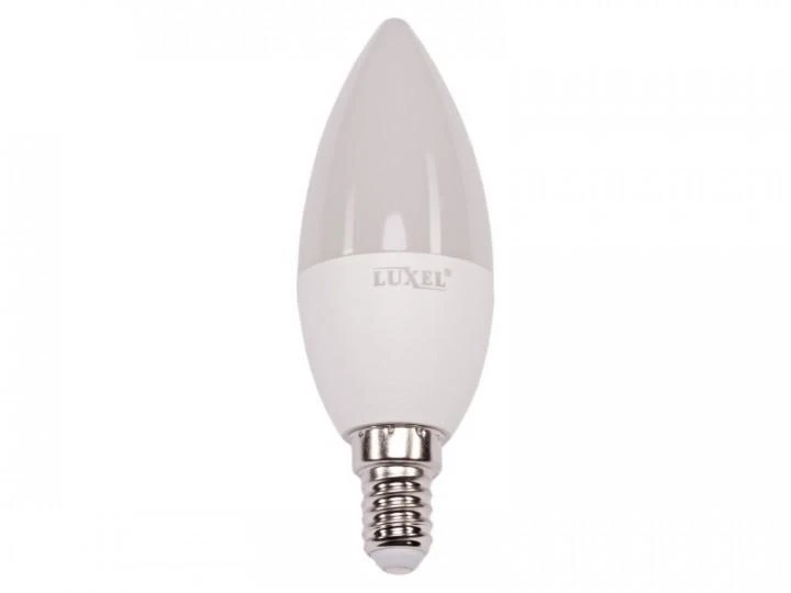 Лампа LED C37 7w E14 3000K (040-H) LUXEL