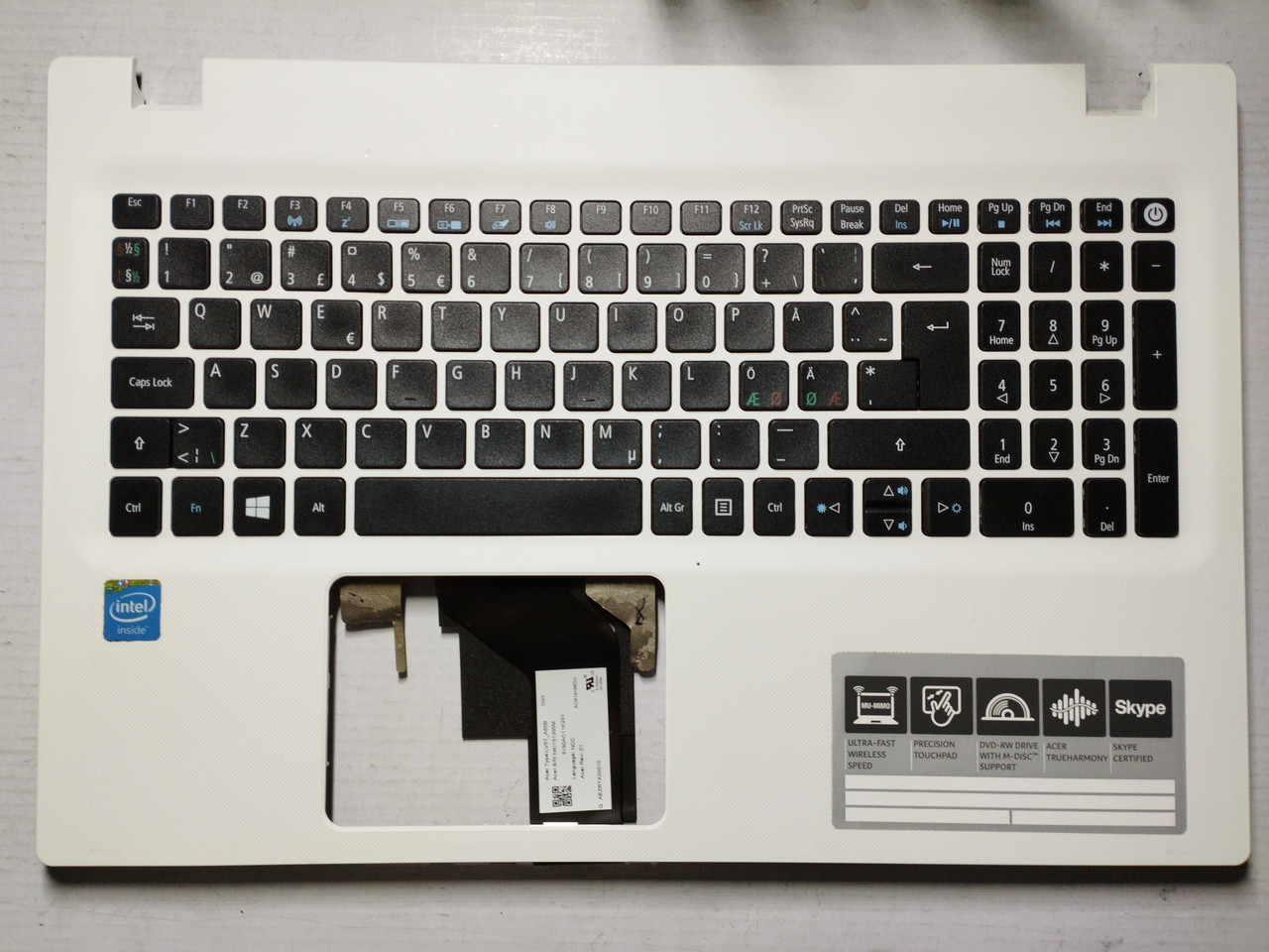 Acer Aspire E5-532 E5-573 V3-574G Корпус C (топкейс, середня частина) eazrt00209a б/у #