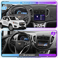 Штатна магнітола 9" Lesko для Chevrolet Trax I 2013-2017 2/32Gb 4G Wi-Fi GPS Top Шевроле Тракс 1 шт., фото 3