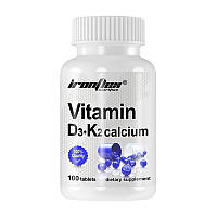 Витамин Д3+К2 IronFlex Vitamin D3+K2 calcium 100 tabs