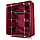 Портативний тканинний Шафа для Одягу HCX Storage Wardrobe 88130, фото 7