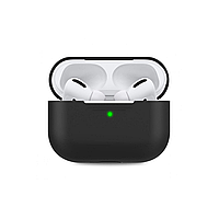 Силіконовий чохол для навушників Airpods PRO (Чорний)