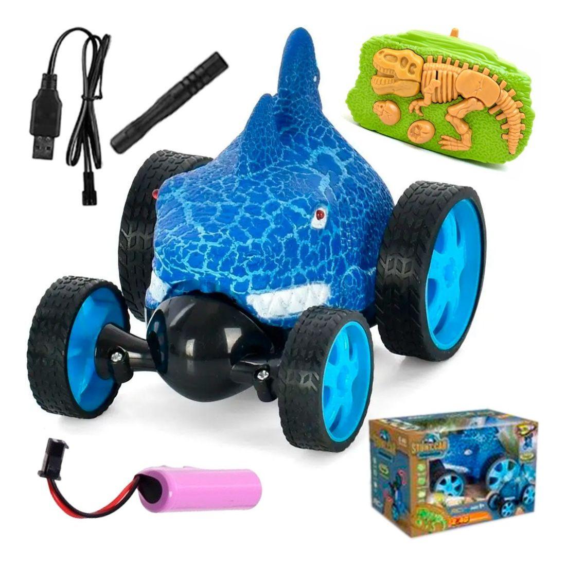 805 NY/A Машина перевертень, їздить на всі боки, обертається колісна вісь, світло, звук, у коробці, фото 1