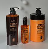 Набір медова терапія, що відновлює, Daeng Gi Meo Ri Honey Therapy Шампунь 500мл + Маска 1мл + олійка 100мл, фото 2