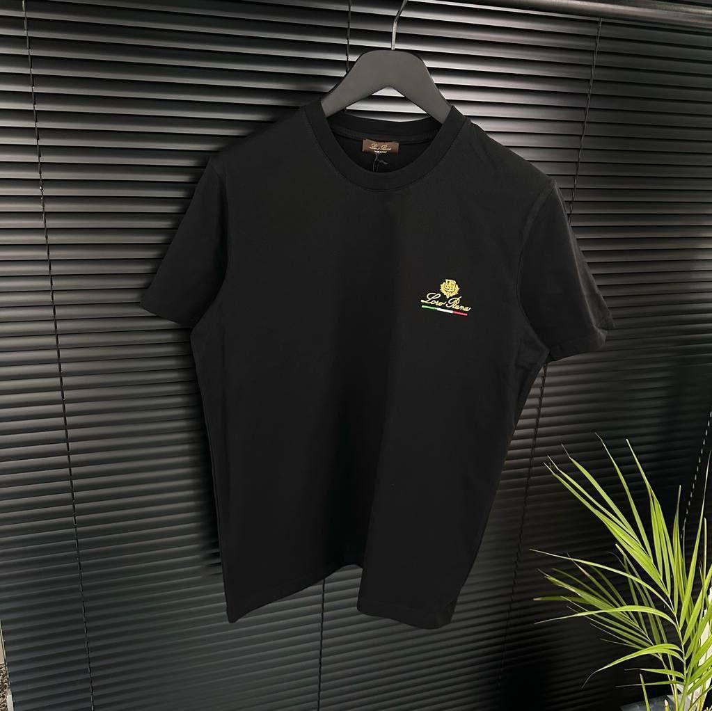 Чоловіча футболка Loro Piana CK7473 чорна S