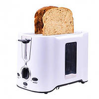 Тостер для хлеба DSP KC2038 мощность 850 Вт электрический белый для сэндвичей с двойным слотом тостерница SPL