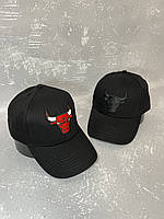Чорна кепка Chicago Bulls