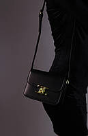 Женская сумка Celine Triomphe black, женская сумка, Селин черного цвета
