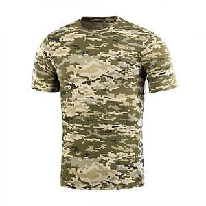 Військова бавовняна футболка піксель, армійська камуфляжна футболка піксель ЗСУ