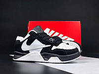 Мужские кроссовки Nike Travis Scott x Jordan Jumpman черные с белым