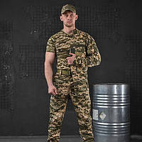 Тактический костюм Cinque 5в1, армейская форма пиксель Китель + Футболка + Брюки + Кепка + Пояс 2XL