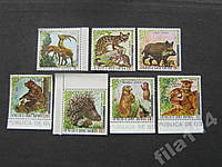 7 марок Екваторіальна Гвінея фауна Європи
