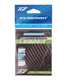 Повідець Flagman Fluorocarbon Leader 9.8кг 30см