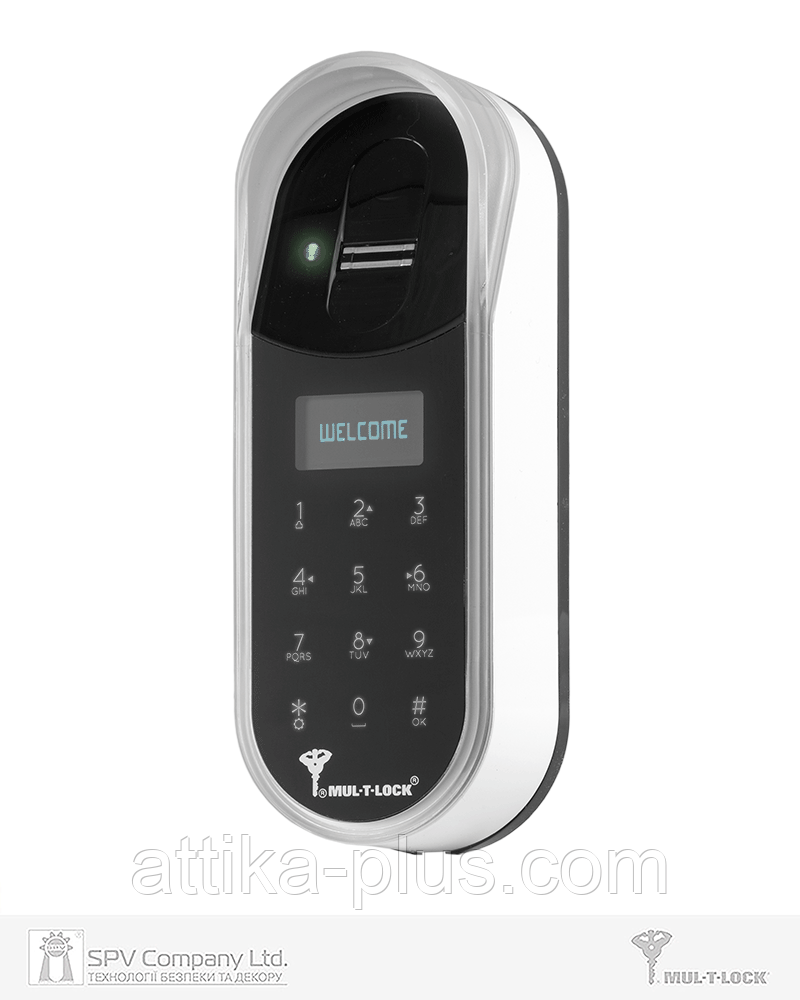 Зчитувач електронний MUL-T-LOCK ENTR Fingerprint доступ за відбитком пальця + код