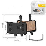 Гальмівні колодки для велосипеда дискові 35мм*32мм (пара) VIQ-002 Avid BB7 Juicy J3 J5 J7, фото 2