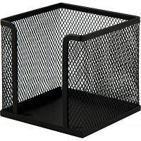 Подставка-куб для писем и бумаг Buromax 10х10х10 см, wire mesh, black (BM.6215-01)