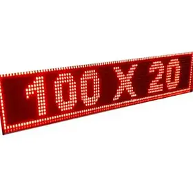 Бігучий рядок 100*20 Червона внутрішня WIFI/USB iC227