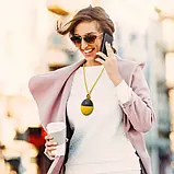 Массажер для шиї підвісної Healthy Every Day yellow SV227, фото 2