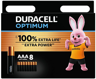 Батарейка Duracell Optimum LR3/AAA 8 шт.
