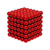 Магнитный неокуб MAG-008 головоломка металлическая (Красный)