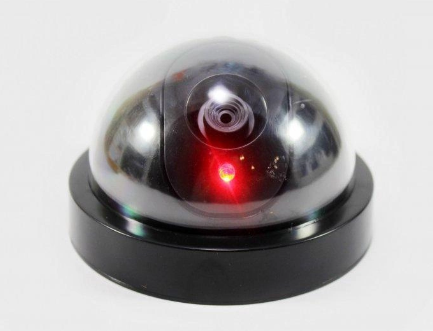 Муляж камери відеоспостереження DUMMY BALL 6688 купольна обманка з миготливим світлодіодом