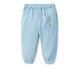 Зручні дитячі бавовняні штани з вишивкою від tcm tchibo (Чібо), Німеччина, 74-80 см, фото 3