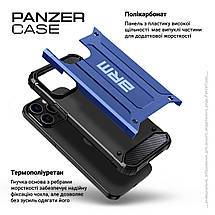 Чохол накладка Armorstandart TPU Panzer для Samsung A34 5G (A346) Dark Blue (ARM70803), фото 4