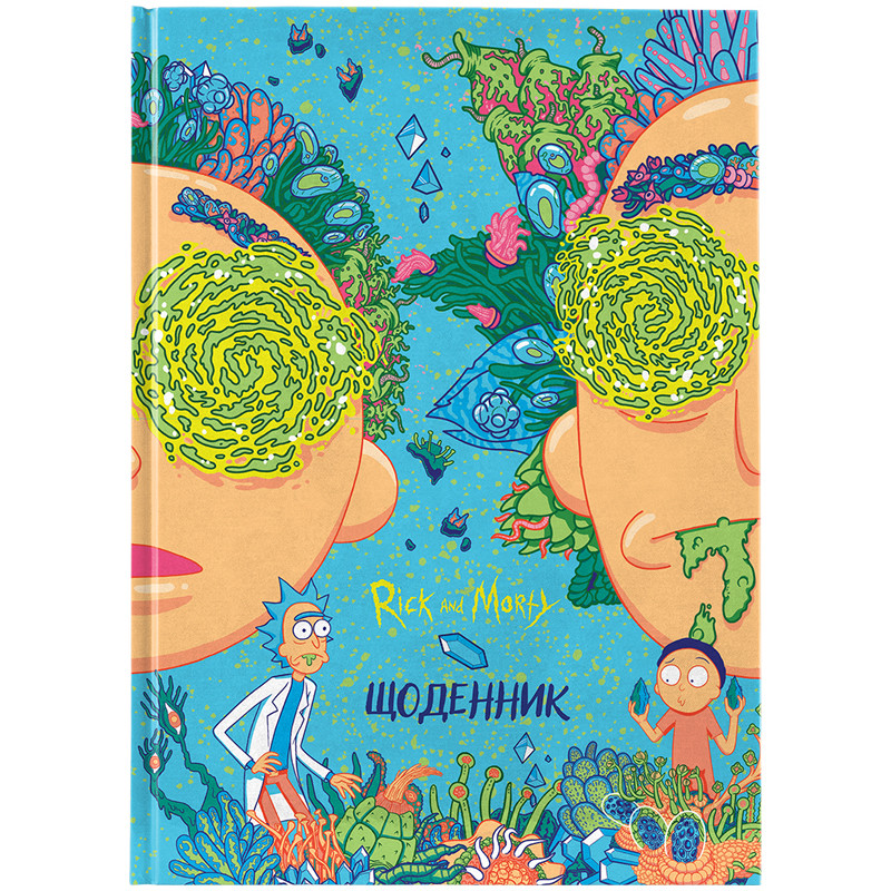 Щоденник шкільний Kite Rick and Morty RM24-262, тверда обкладинка