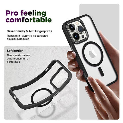 Чохол накладка ArmorStandart TPU Unit MagSafe для Samsung S25 Ultra Black (ARM82265), фото 3