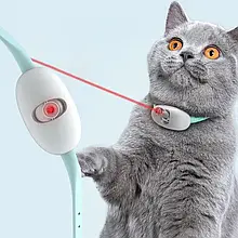 Інтерактивна іграшка смарт нашийник з вбудованим лазером для котів Smart laser collar  YU227