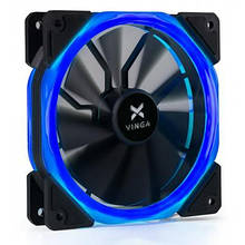 Кулер для корпусу Vinga LED fan-02 blue