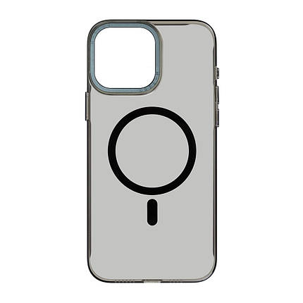 Чохол накладка ArmorStandart TPU Y23 MagSafe для Apple iPhone 15 Pro Max прозора Black (ARM68568), фото 1