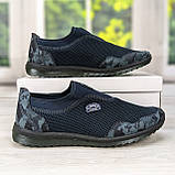 Кросівки мокасини чоловічі сітка сині Dago Style 41-45, фото 4