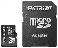 Карта пам`ятi MicroSDXC 128GB UHS-I Class 10 Patriot LX + SD-adapter (PSF128GMCSDXC10)