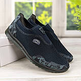 Кросівки мокасини чоловічі сітка сині Dago Style 41-45, фото 9